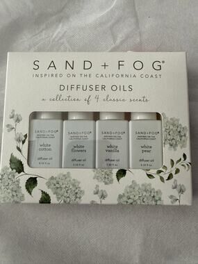Sand + Fog Diffuser Oils Collection Four 0.33 fl oz classic scents NEW